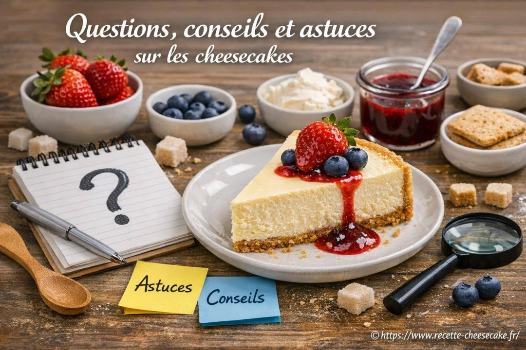 Questions, conseils et astuces sur les cheesecakes