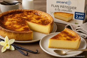 San Sebastián cheesecake vanillé Picard : le nouveau dessert fondant à 2,60 €