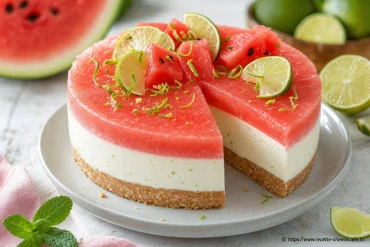 Cheesecake pastèque citron vert sans cuisson : comment réussir ce dessert d'été frais et léger