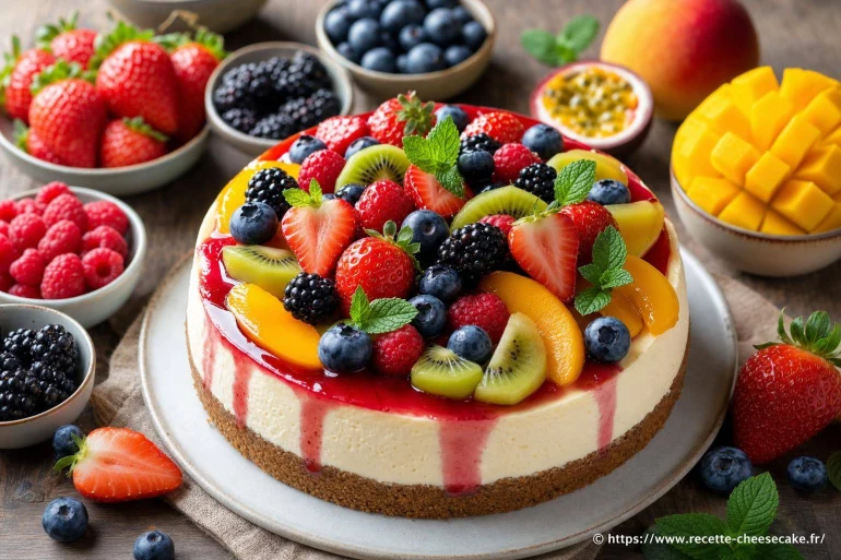 Les meilleurs fruits pour sublimer un cheesecake avec gourmandise