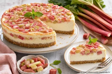 RECETTE - Cheesecake à la rhubarbe