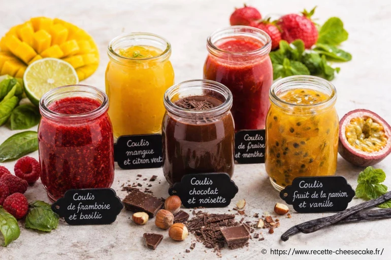 Idées de coulis originaux à préparer soi-même pour sublimer un cheesecake