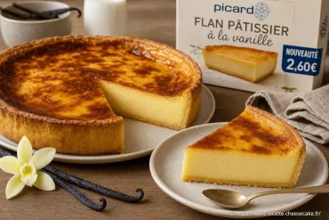 San Sebastián cheesecake vanillé Picard : le nouveau dessert fondant à 2,60 €