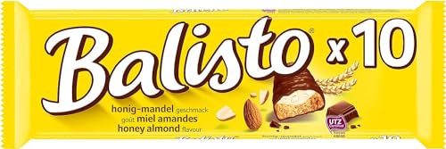 BALISTO - Barres chocolat et biscuit céréales, lait, miel et