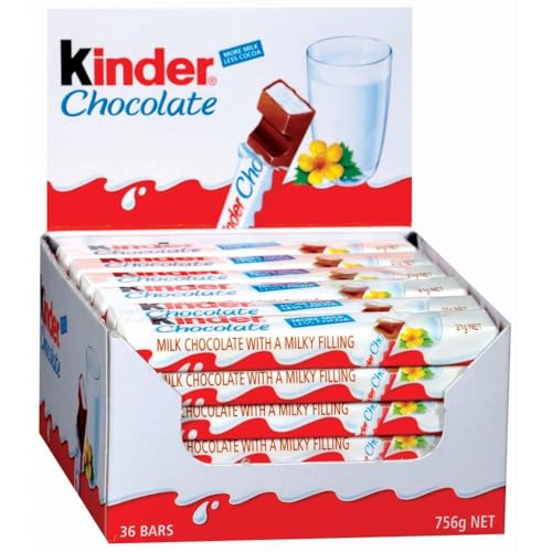 Kinder Maxi Riegel Barre de Chocolat au Lait 21 g (Paquet de
