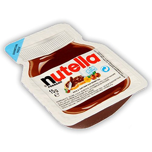 25 barquettes Nutella 15 grammes